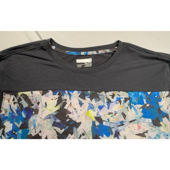 Marmot Mens T Shirt Gualala Point Size XXL Dark Gray Crystals Print - Picture 4 of 11